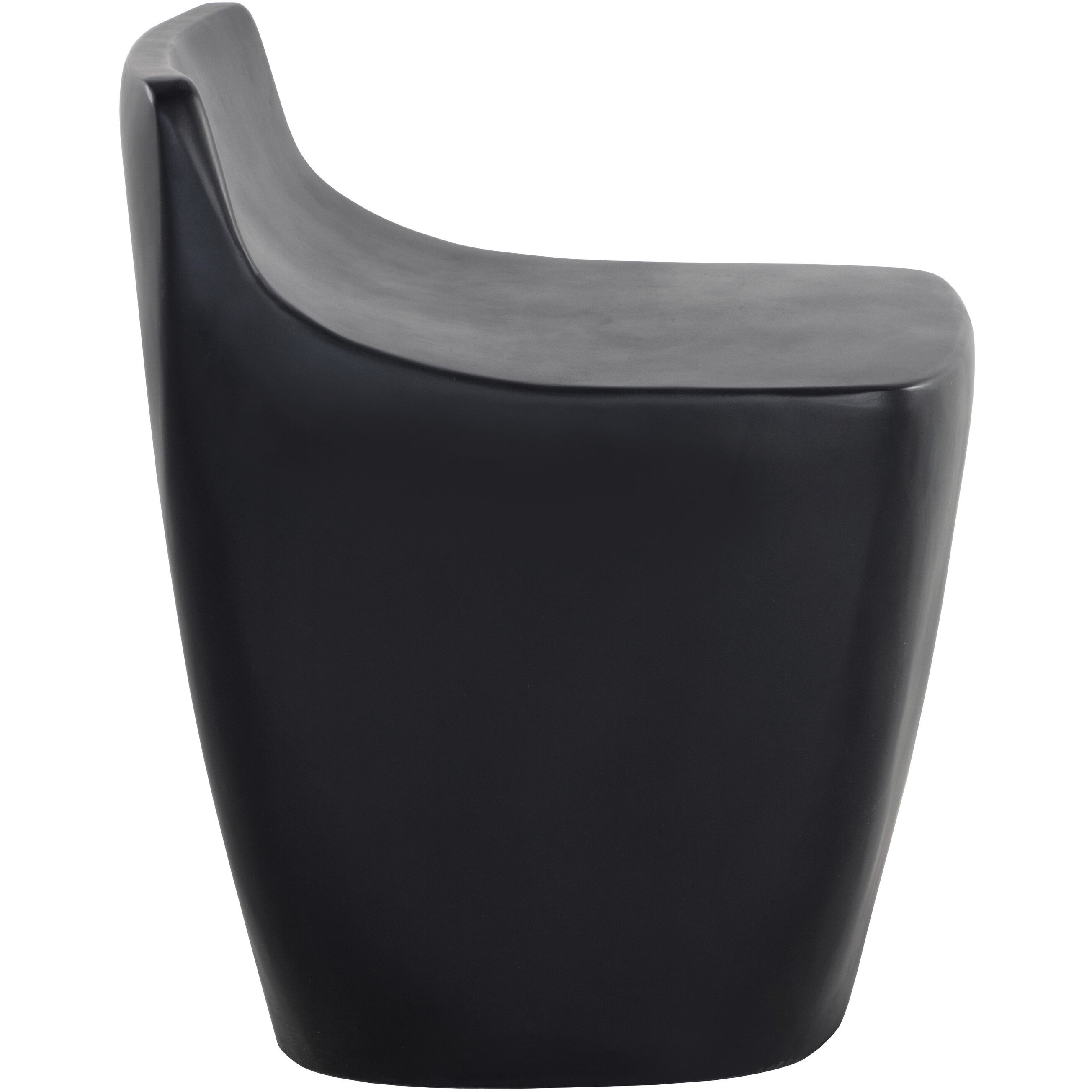 Ledger 25.5 inch Black Outdoor Stool